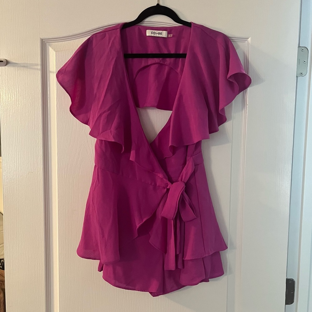 Do+Be hot pink romper